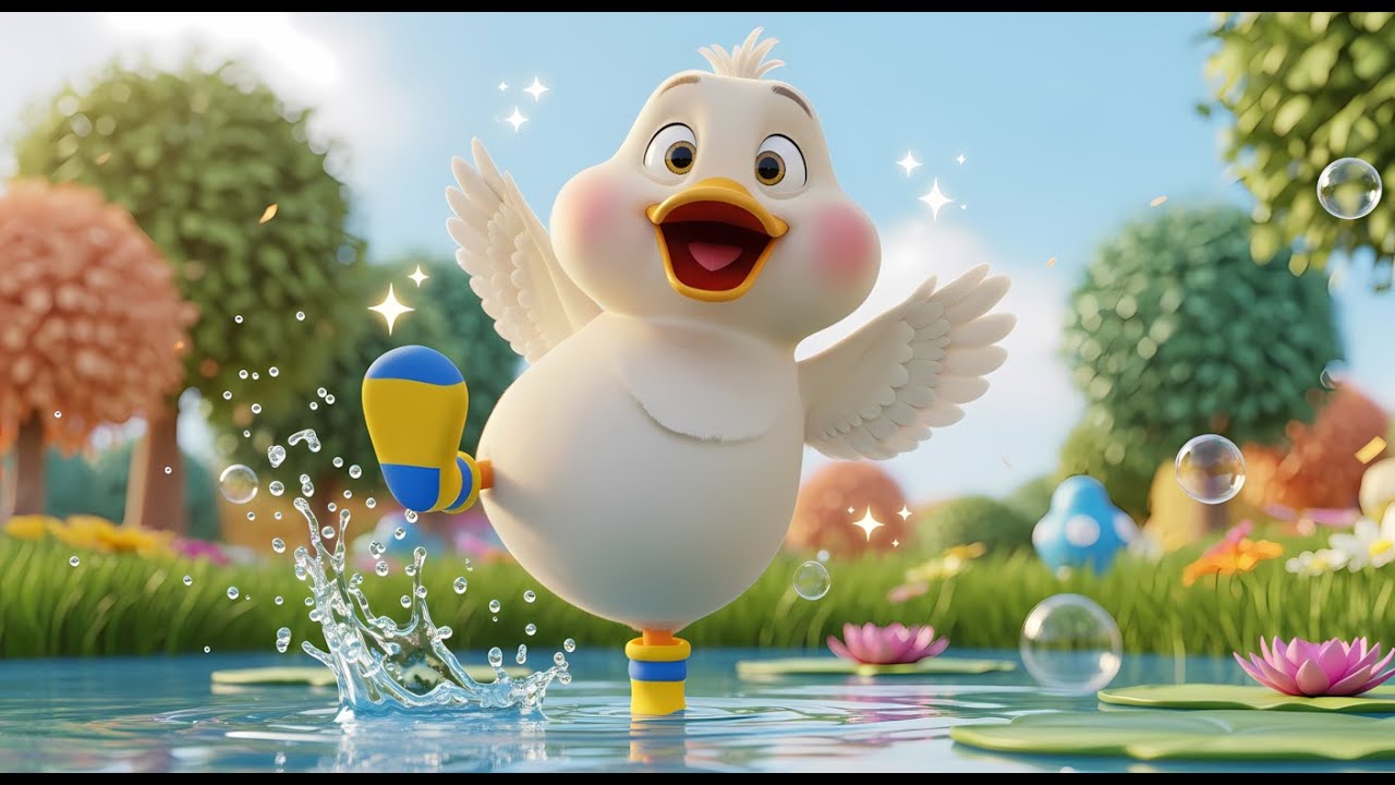 Duck Dance Song for Kids | Animal Cartoon Rhyme