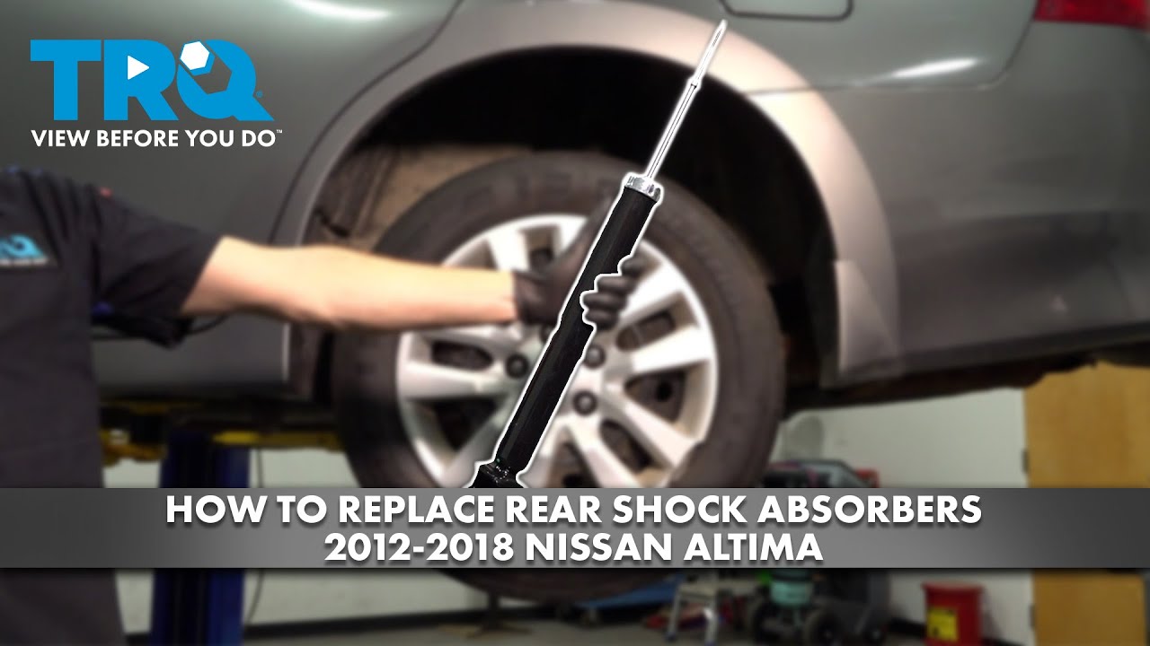 How to Replace Rear Shock Absorbers 2012-2018 Nissan Altima