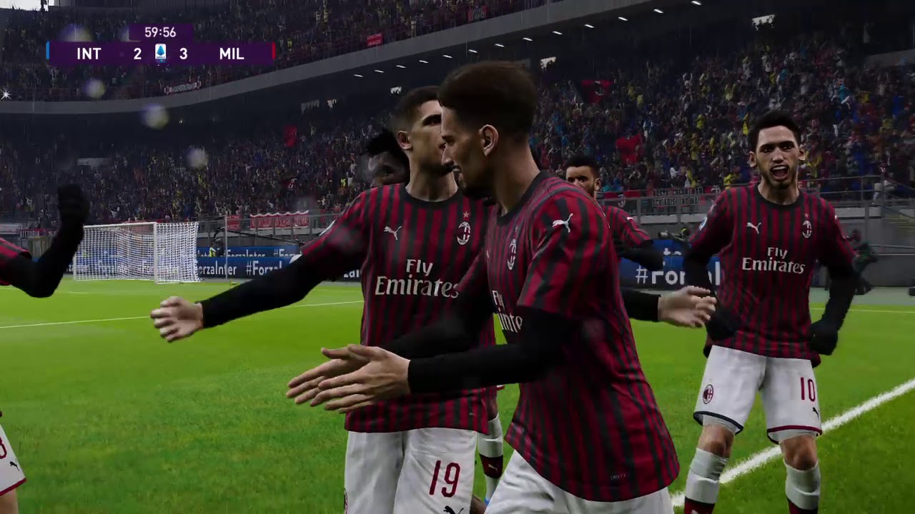 eFootball PES 2020 Inter Milan  vs AC Milan