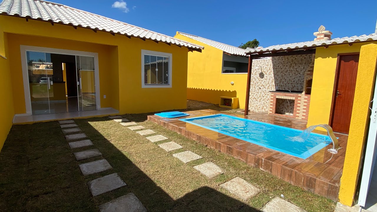 🏆R$149.900 Promoção casa com piscina preço que cabe no seu bolso UNAMAR/CABO FRIO/REGIÃO DOS LAGOS