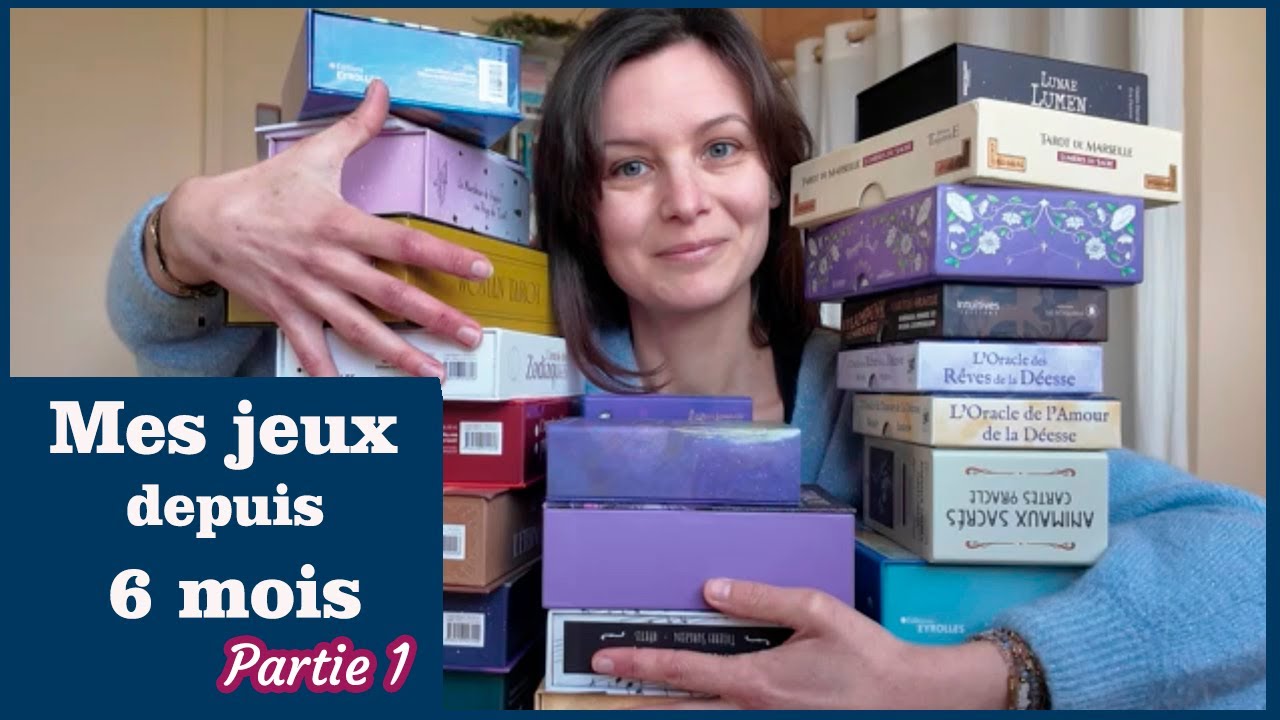 Une montagne de jeux &agrave; vous pr&eacute;senter - partie 1 #review #oracle #tarot