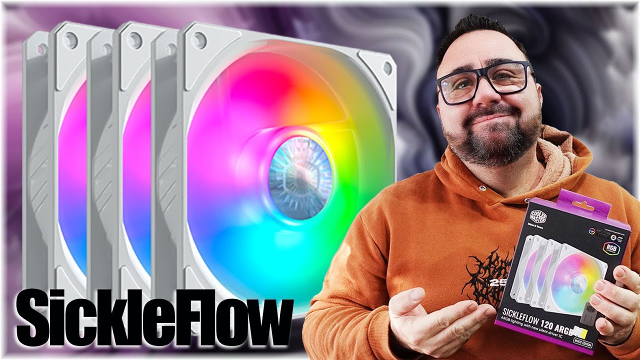 Ventiladores Coolermaster SickleFlow 120 ARGB 3 in 1