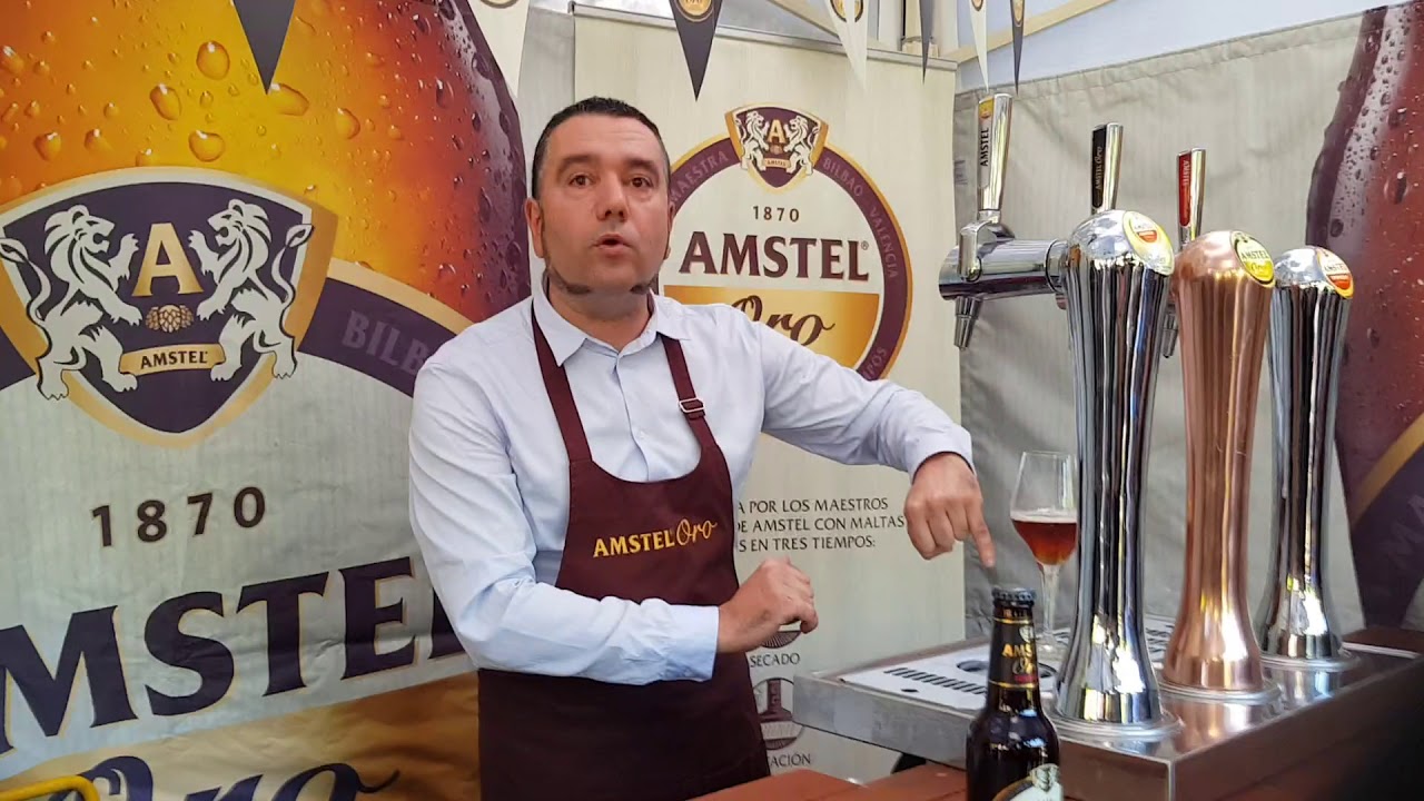 Como se sirve una cerveza  Aprender a tirar una cerveza de barril