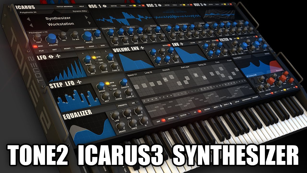 Tone2 Icarus 3: The Most Powerful Synthesizer Workstation? (Sound Demo)