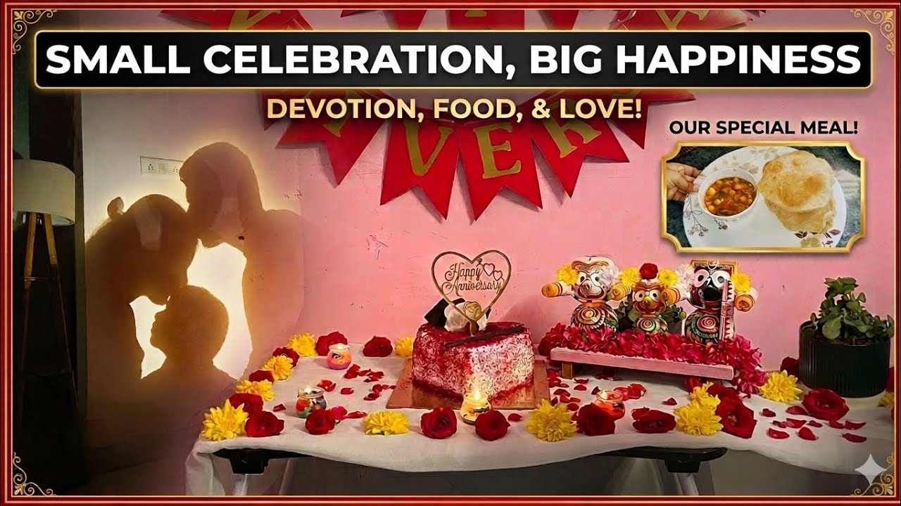 చిన్న Celebration… పెద్ద Happiness ❤️ మా Anniversary Vlog | Women’s Day 