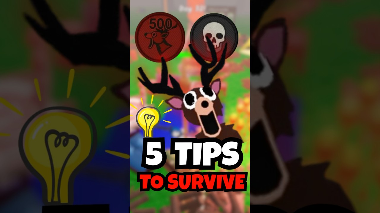 5 Tips to SURVIVE 99 nights in the Forest - Roblox