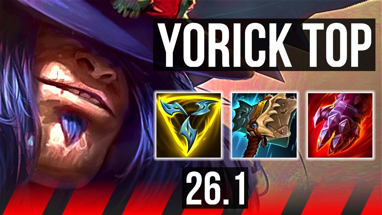 YORICK vs DARIUS (TOP) | EUW Master | 26.1
