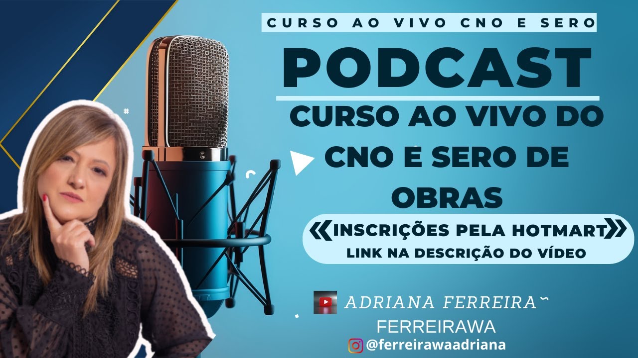Cno e Sero de Obras/curso ao VIVO/redu&ccedil;&atilde;o fator de ajuste/regularizar obra/cnd de obra #ferreirawa