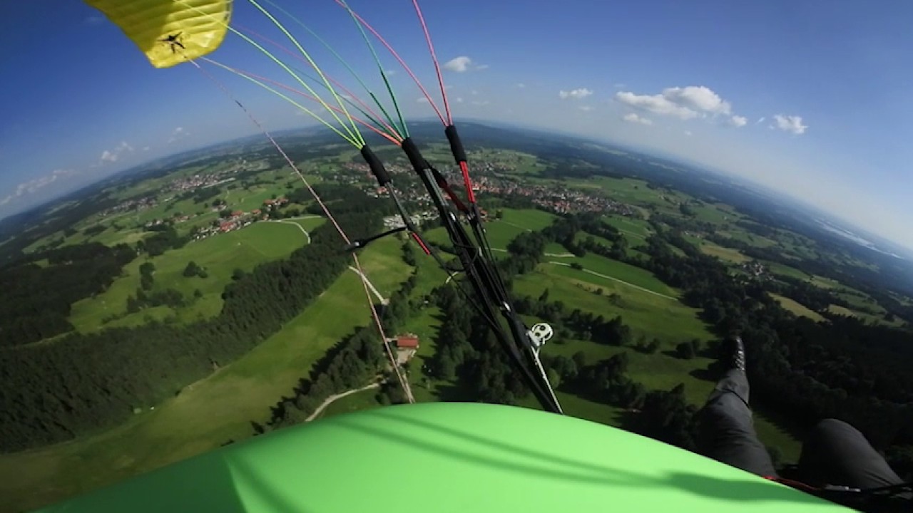 Hörnle Allgäu Gleitschirm  2017 Anfängerflug