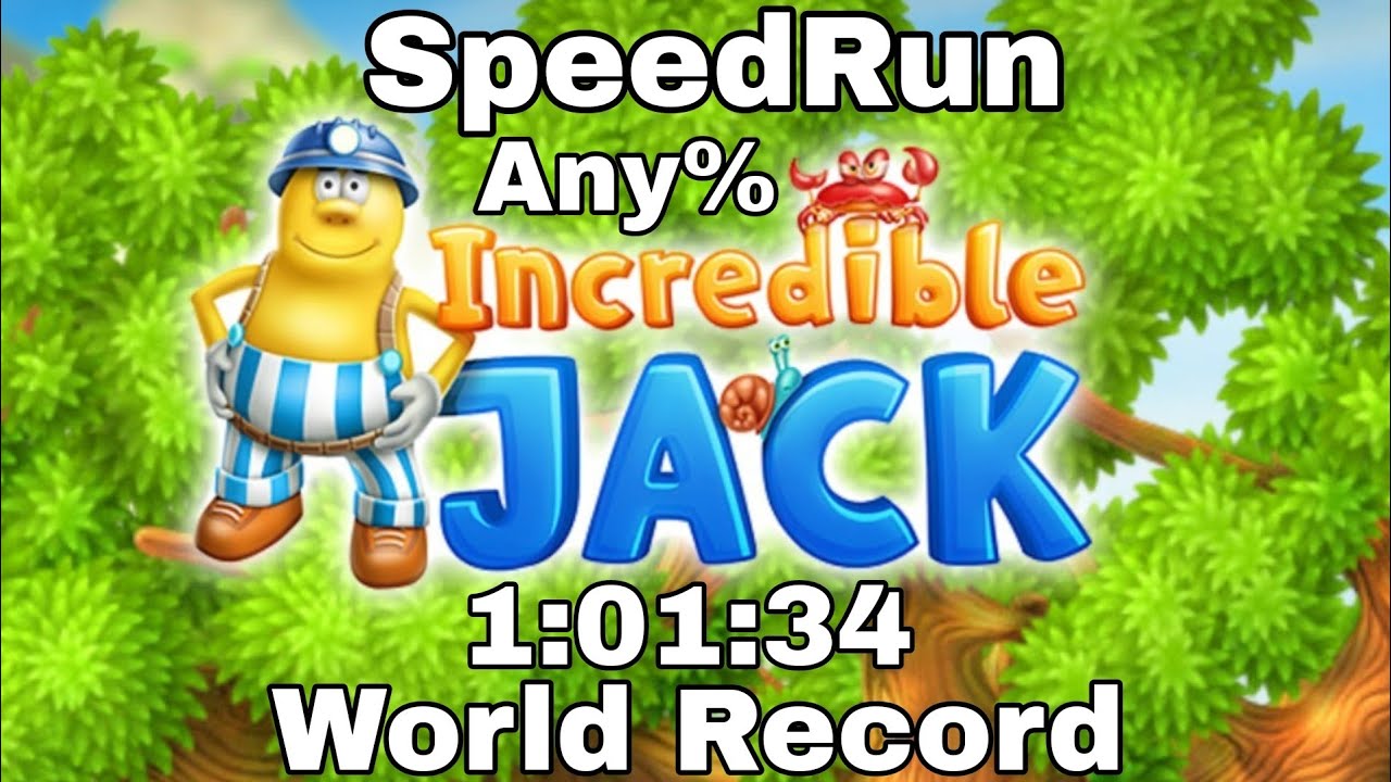 Incredible Jack | Speedrun Any% and Single use - 1:01:34 (16x WR)