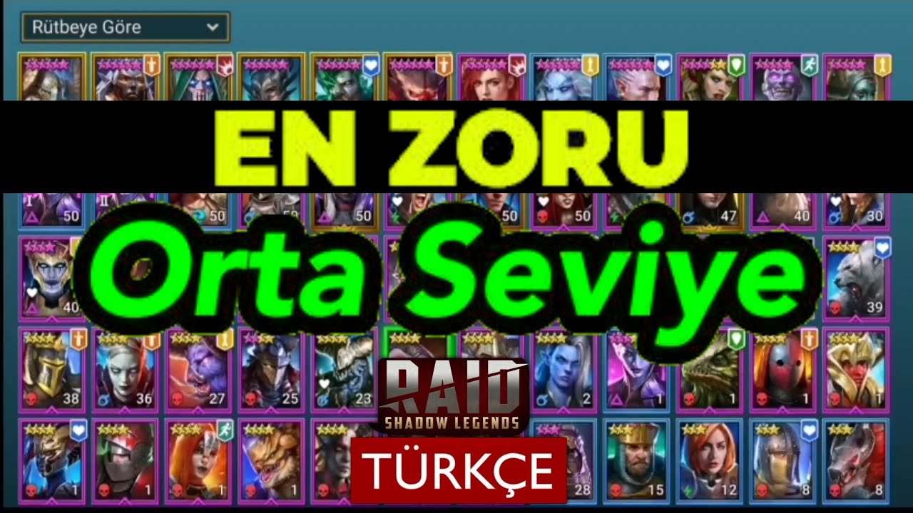 ORTA SEVİYE HESAPTA Arena+Zindan+Clan Boss Takımları! | RAID: Shadow Legends Türkçe