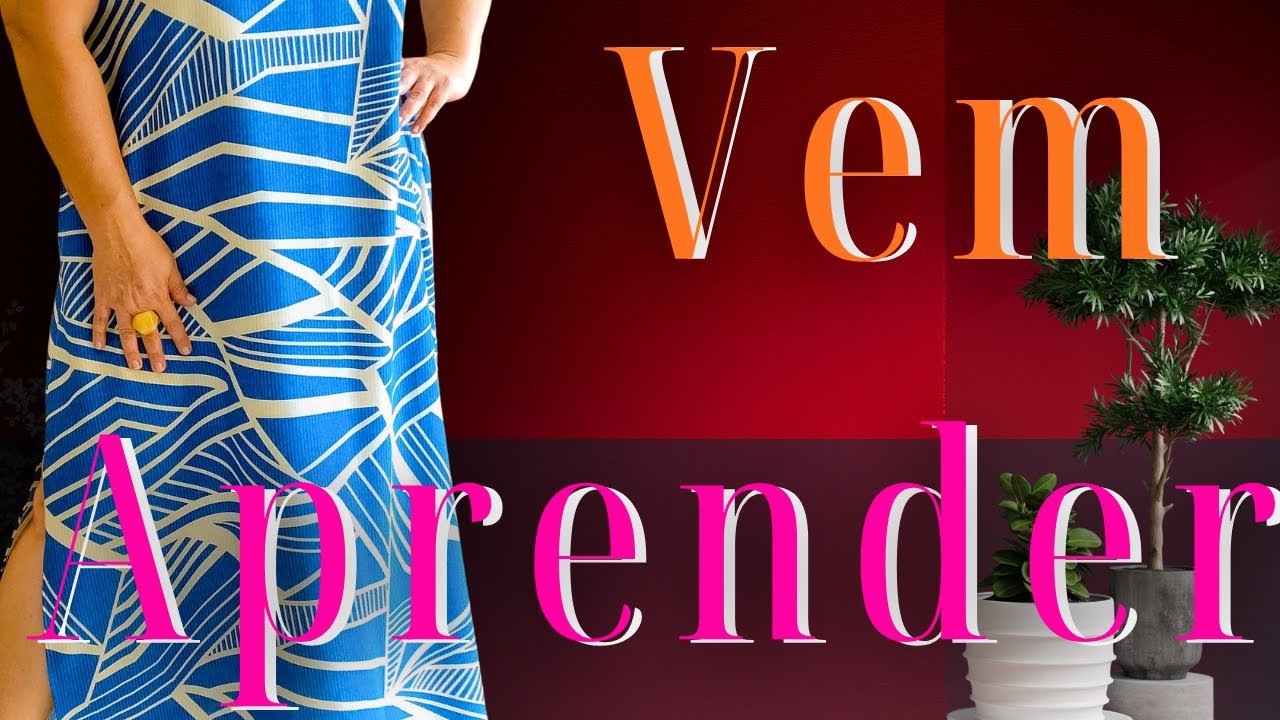 NESSA AULA VOU AJUDAR VOCÊ A FAZER DE FORMA  PRÁTICA E FÁCIL VESTIDO COM BOLSO E DECOTE QUADRADO