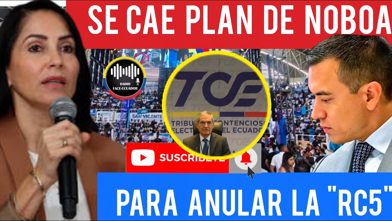 SE CAE PLAN DE NOBOA PARA ANULAR LA REVOLUCIÓN CIUDADANA EN SENTENCIA MAÑOSA NOTICIAS ECUADOR RFE TV