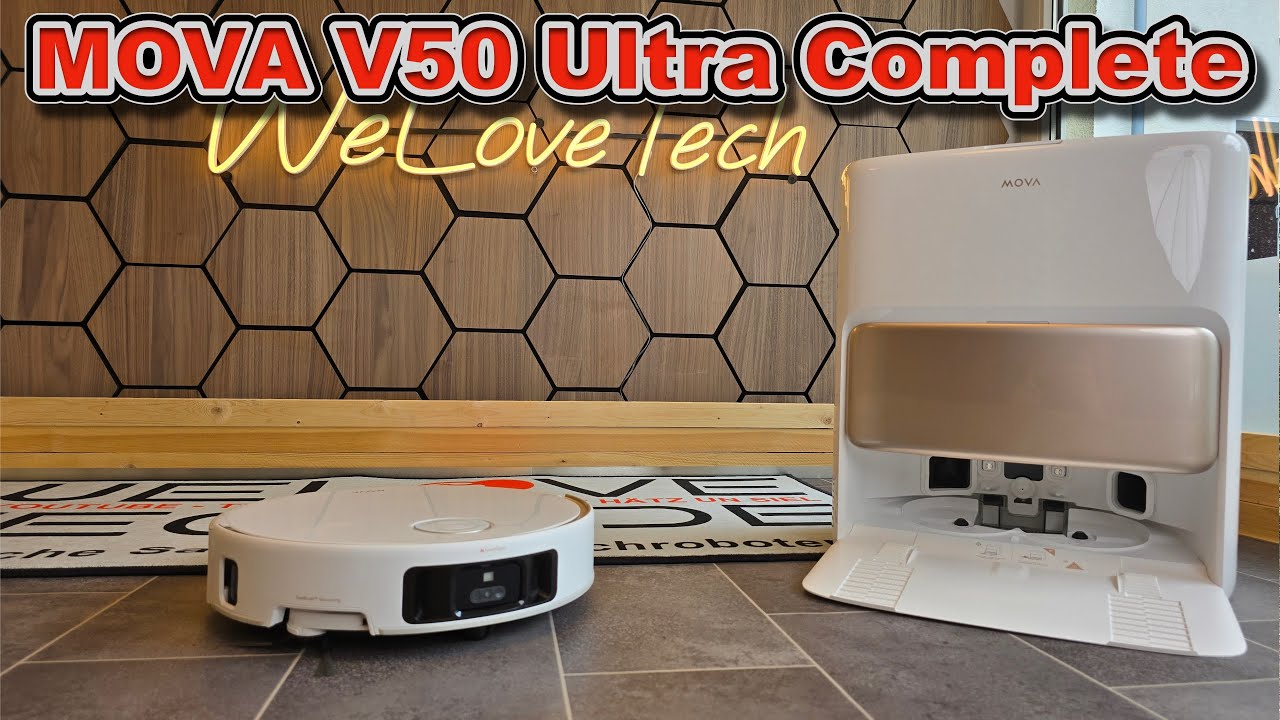 MOVA V50 Ultra Complete im Test – 24 000 Pa Power, Treppensteigen und 2 Reinigungslösungen