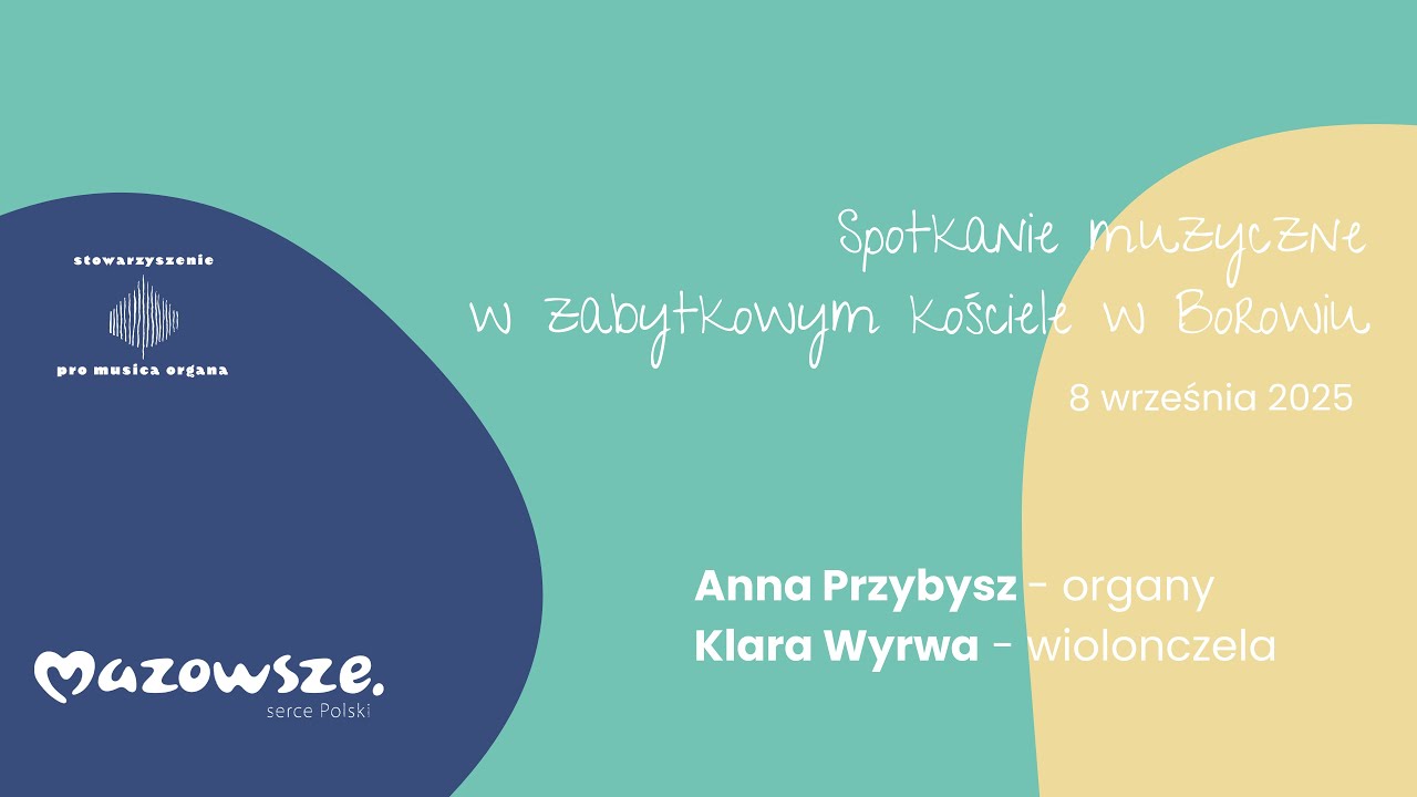 Spotkanie muzyczne w zabytkowym kościele w Borowiu
