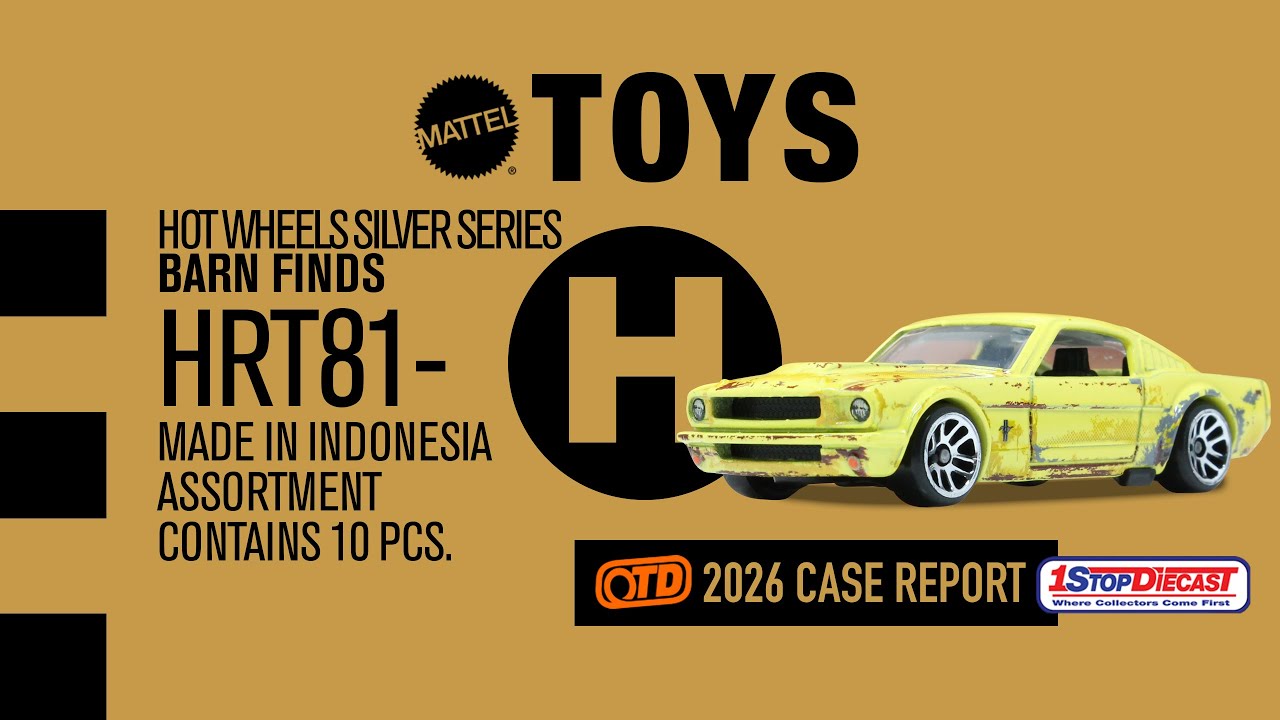 Hot Wheels VINTAGE CLUB BARN FINDS // Silver Series Vintage 2026 H case presented by 1 Stop Diecast