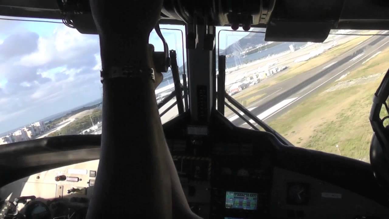 WinAir Twin Otter Landing @ St. Maarten [HD]