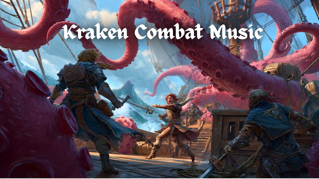 Kraken Battle Music | Epic Ocean Combat for D&D & TTRPGs
