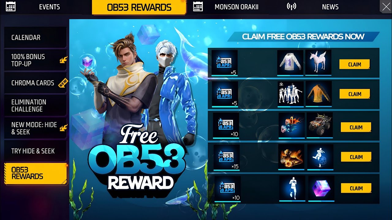 আজকে আপডেটের পর সবাই ফ্রিতে পাবে 💥😍 OB53 Patch Update Rewards | Free Fire New Event | FF New Event