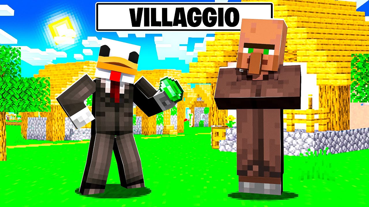 HO TROVATO UN VILLAGGIO SU MINECRAFT