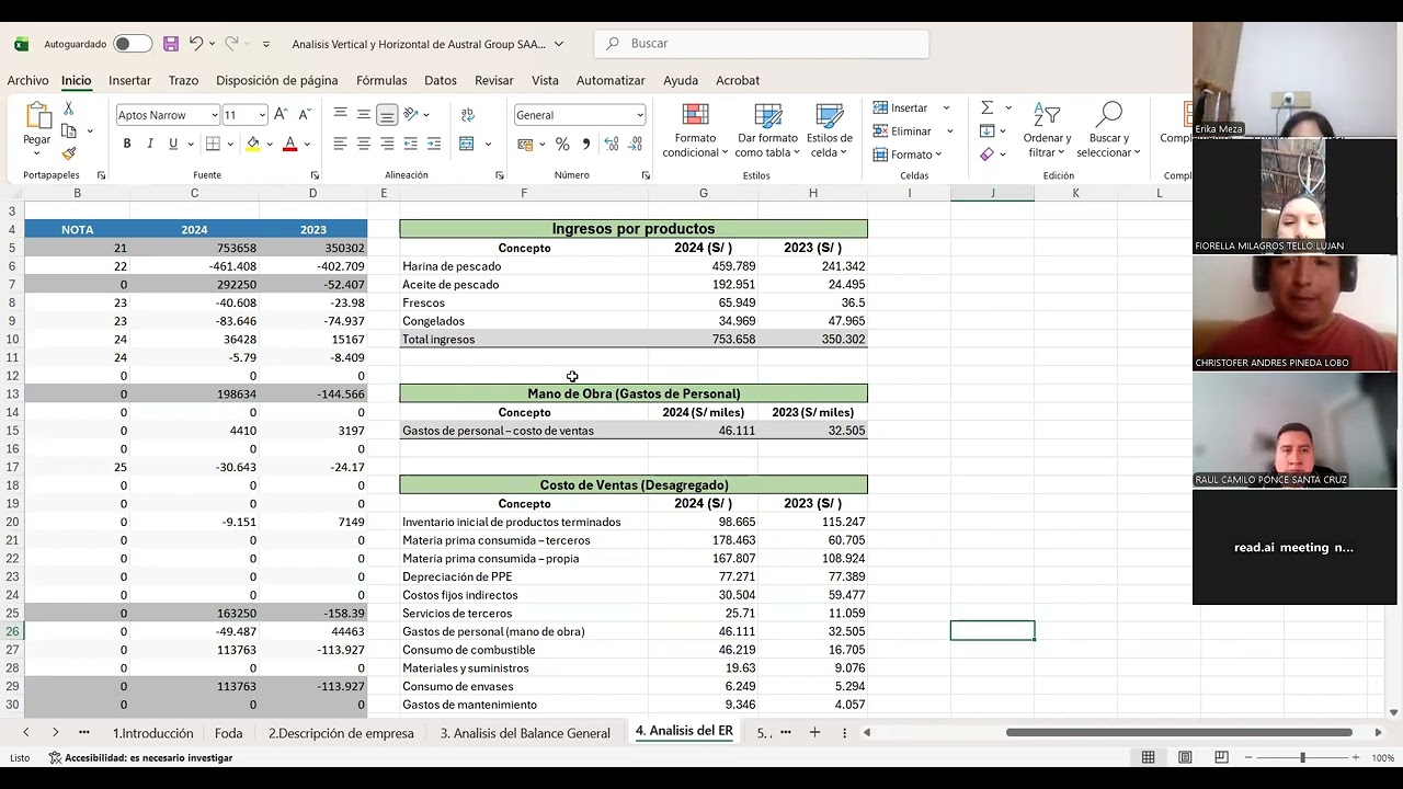 CURSO ANALISIS FINANCIERO GRUPO 4 AUSTRAL GROUP