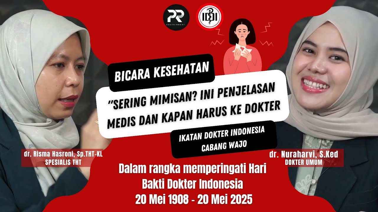 Sering Mimisan? Ini Penjelasan Medis dan Kapan Harus ke Dokter THT |  Podcast Spesial HBDI ke-117
