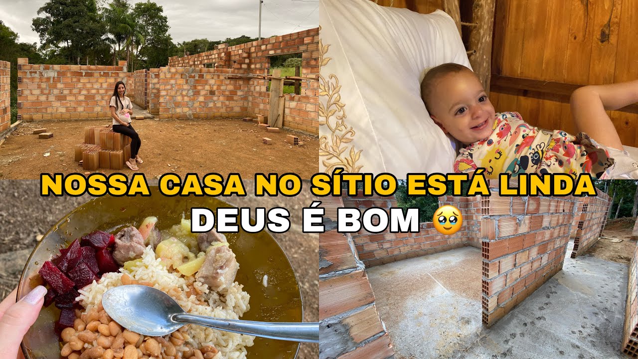 VLOG SUPER AVANÇO NA OBRA ! AS PAREDES ESTÃO QUASE PRONTAS | COMEÇAMOS A FAZER O CONTRAPISO 🙌❤️