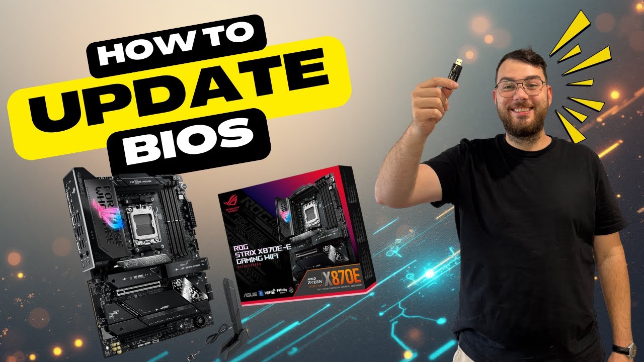 Как обновить BIOS на ASUS ROG Strix X870E-E Gaming WiFi — пошаговое руководство (2025)