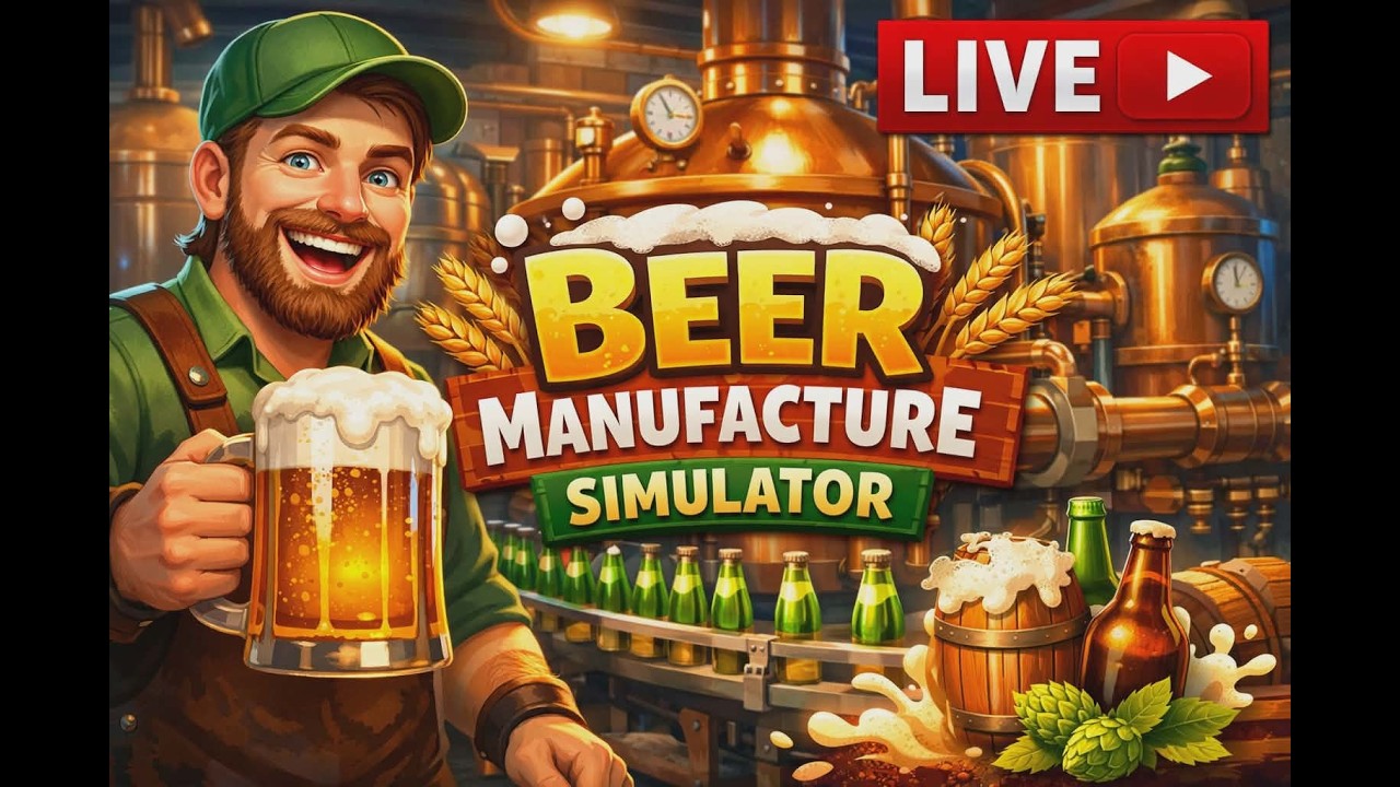Beer Manufacture Simulator #1 Otworzyłem własny Browar 🍺