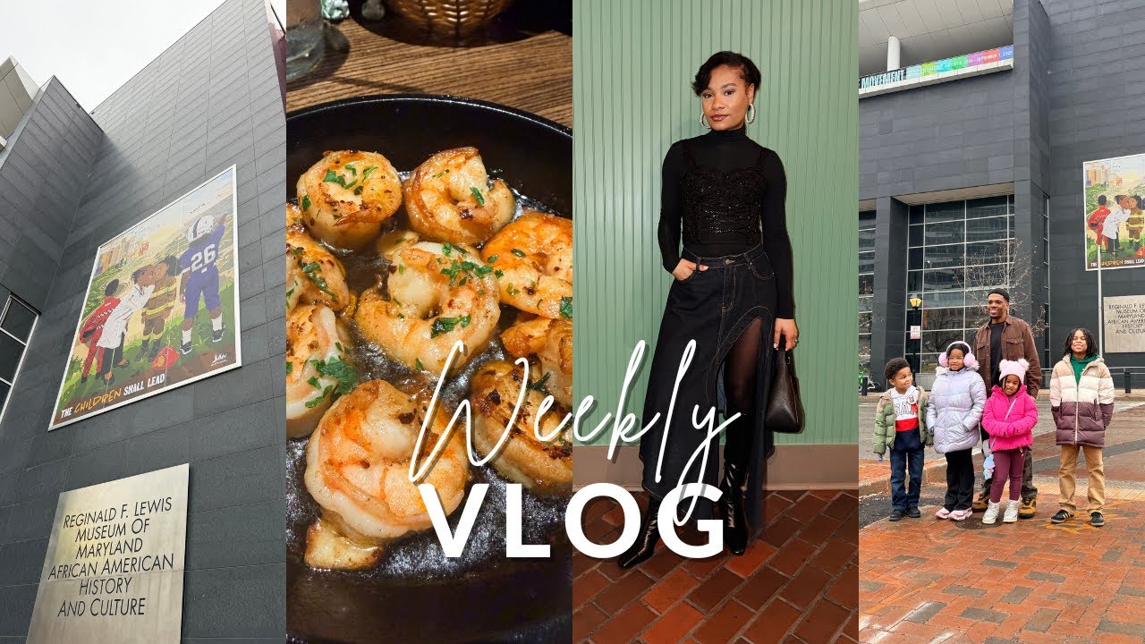 WEEKLY VLOG | BIRTHDAY DINNER, IN THE GYM, MAKING BLACK HISTORY + MORE