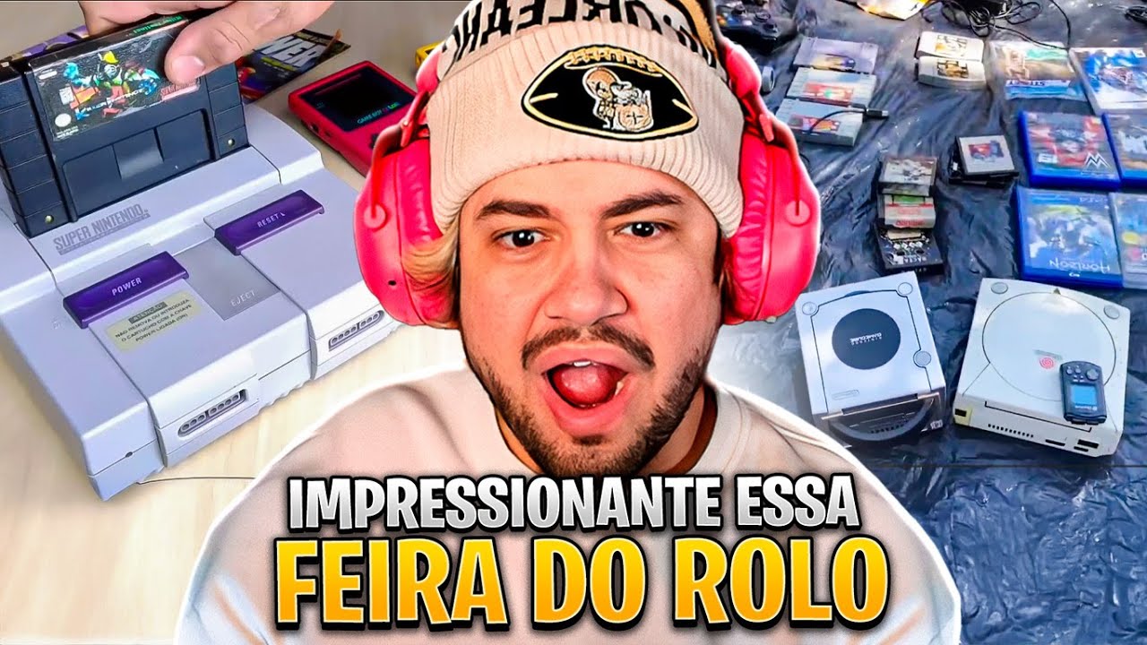 COMO &Eacute; UMA FEIRA DO ROLO? (s&oacute; item raro!) - React Droop's Games