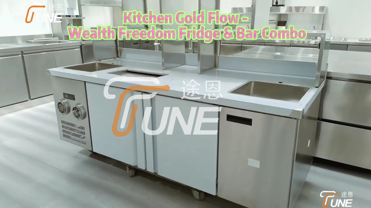 Kitchen Gold Flow - Wealth Freedom Fridge & Bar Combo🧊🧊🧊🍟💓💓