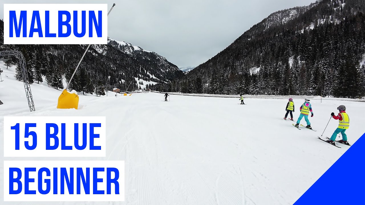 Malbun Liechtenstein, 15 🔵 BLUE - BLAU (Ski Beginner - Anf&auml;nger) #1 🇨🇭