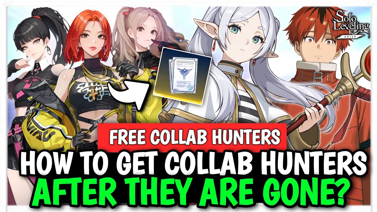 GET COLLAB HUNTERS FOR FREE AFTER THEY ARE GONE? IMPORTANT STEPS TO NOT MISS - Solo Leveling: Arise