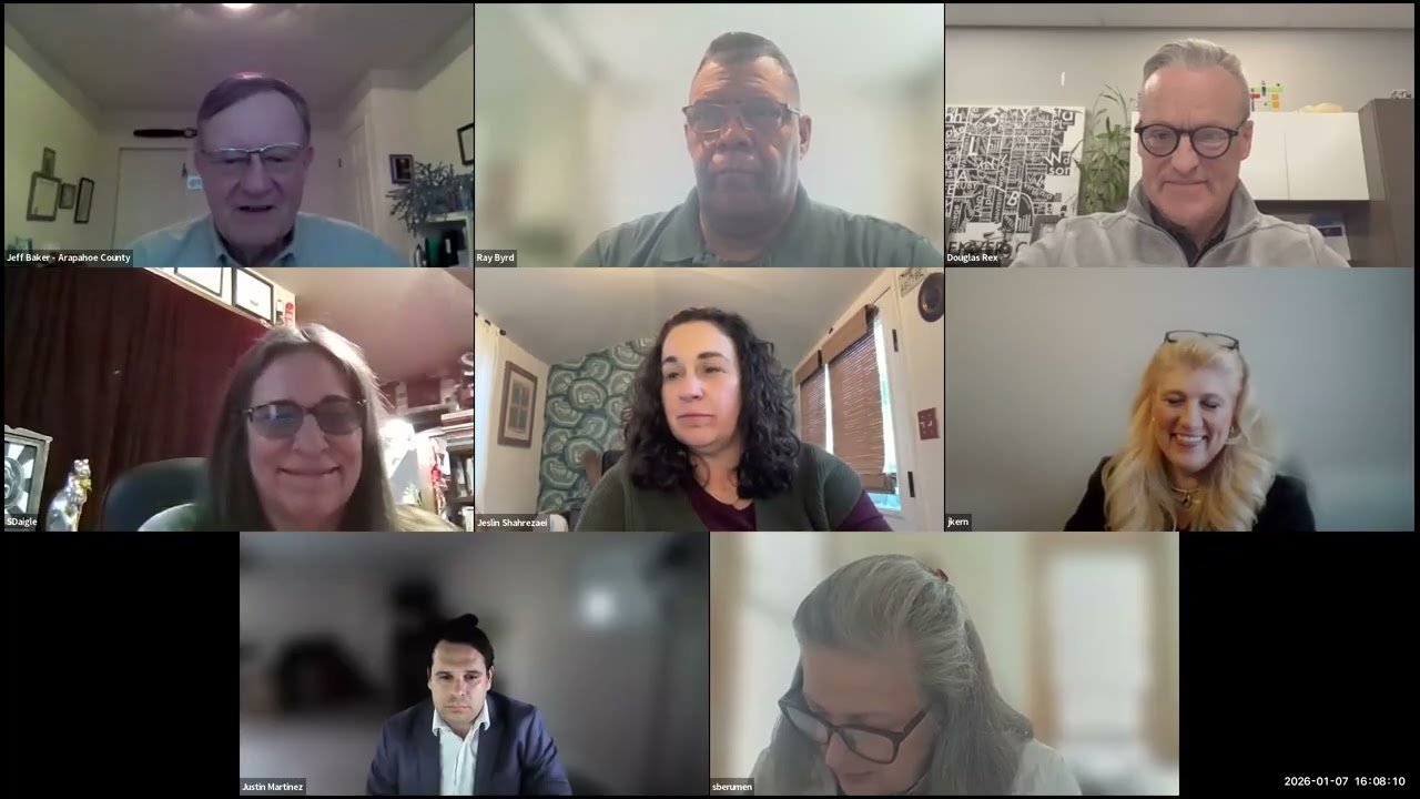 DRCOG|Special Board of Directors meeting|January 7, 2026