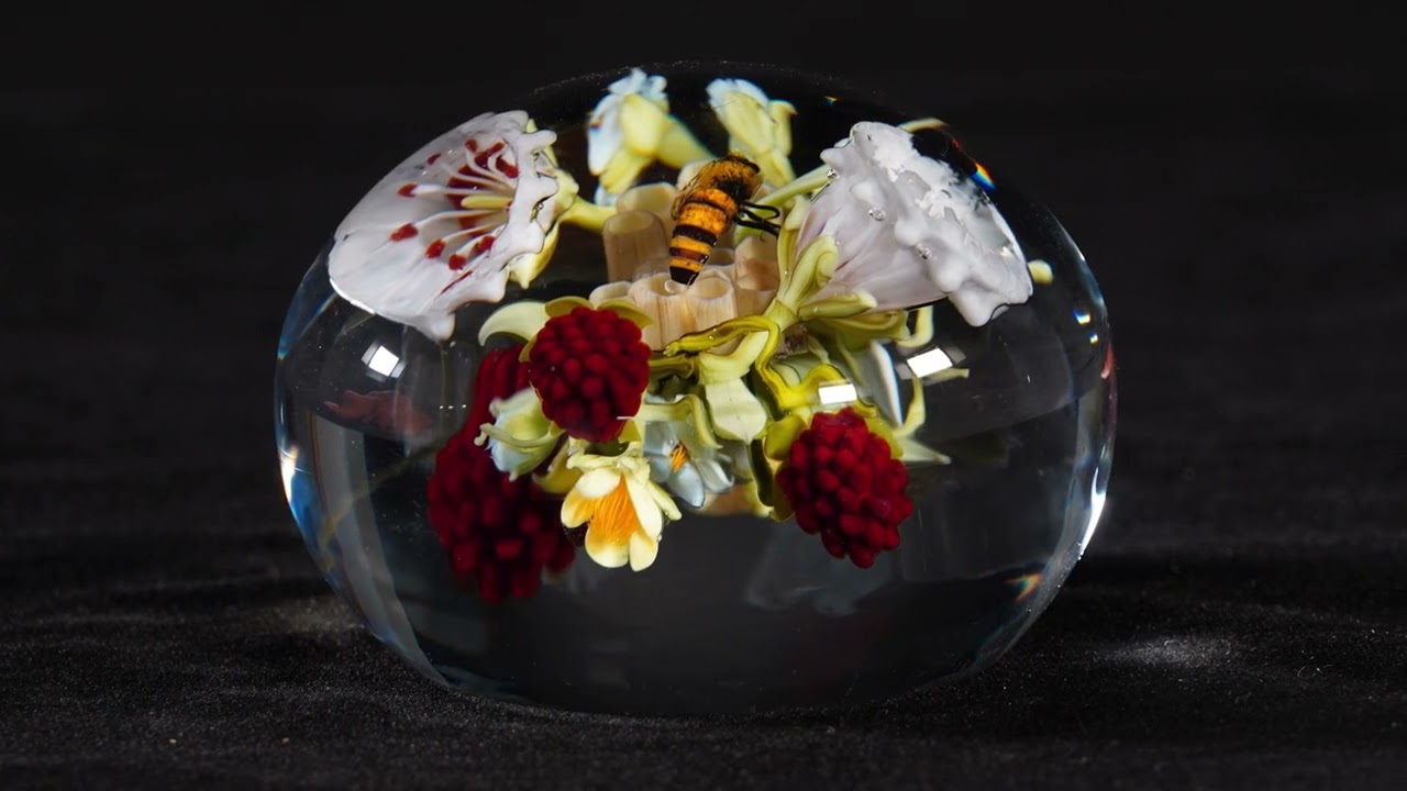 Stunning Relaxing Art Visuals | Paul Stankard Paperweights at Auction