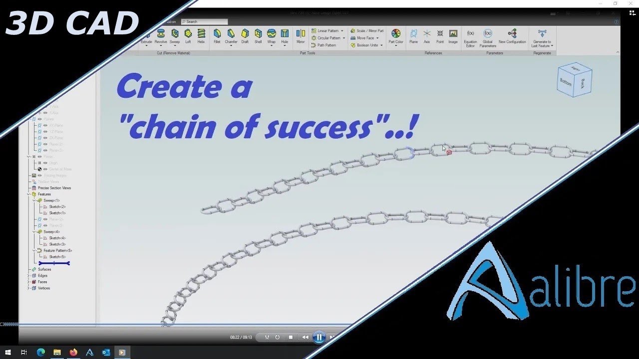 How to model a 3D Chain