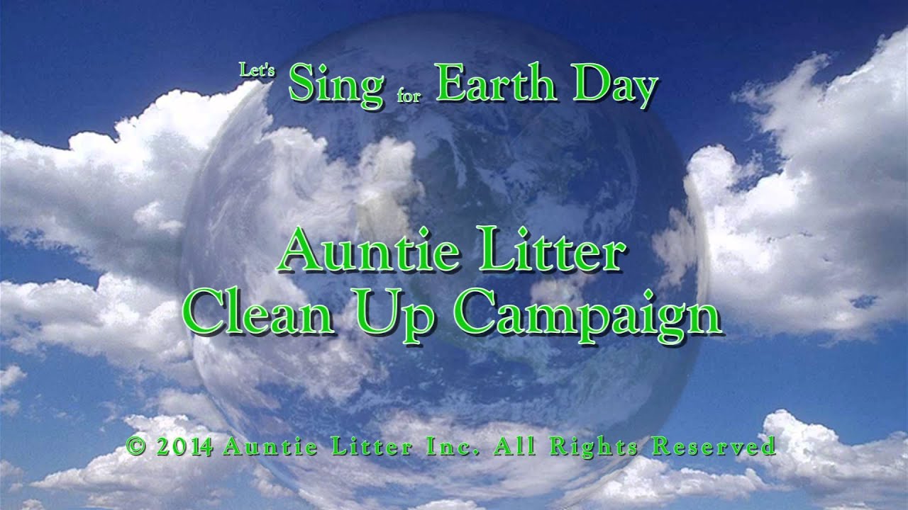 Auntie litter clean up campaign YouTube sharing