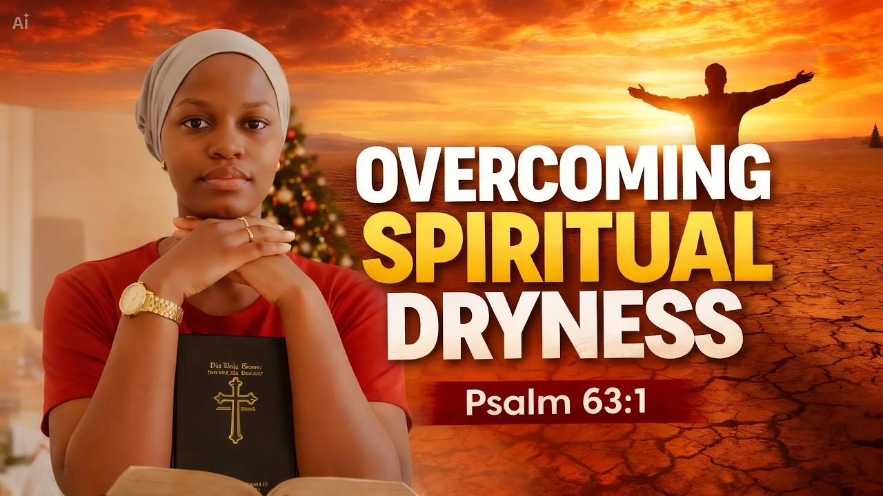OVERCOMING SPIRITUAL DRYNESS📖Psalm 63:1 📖Isaiah 44:3 📖Acts 3:19 📖Matthew 5:6