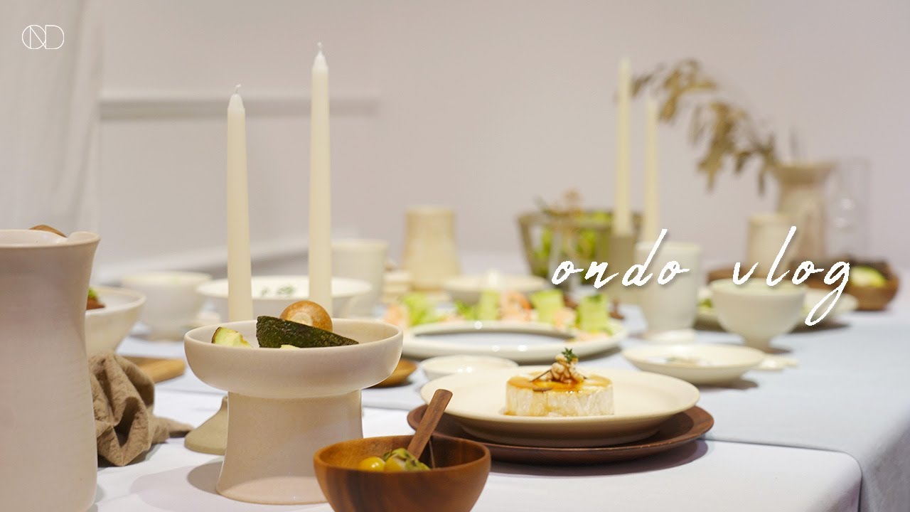 2019 경기 세계 도자 비엔날레-테블웨어공모전 전시 준비 과정 : ondo vlog - food and ceramic styling [ONDO STUDIO]