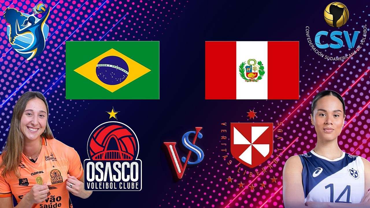 🇧🇷 Osasco São Cristóvão vs Universidad San Martín 🇵🇪 SemiFinal Sudamericano de Clubes Voleibol 2026