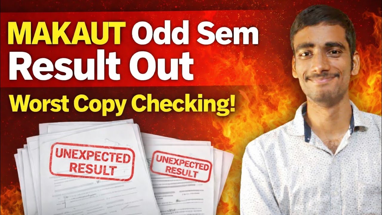 MAKAUT Odd Sem result out😱| Worst copy checking 🥲 #makaut