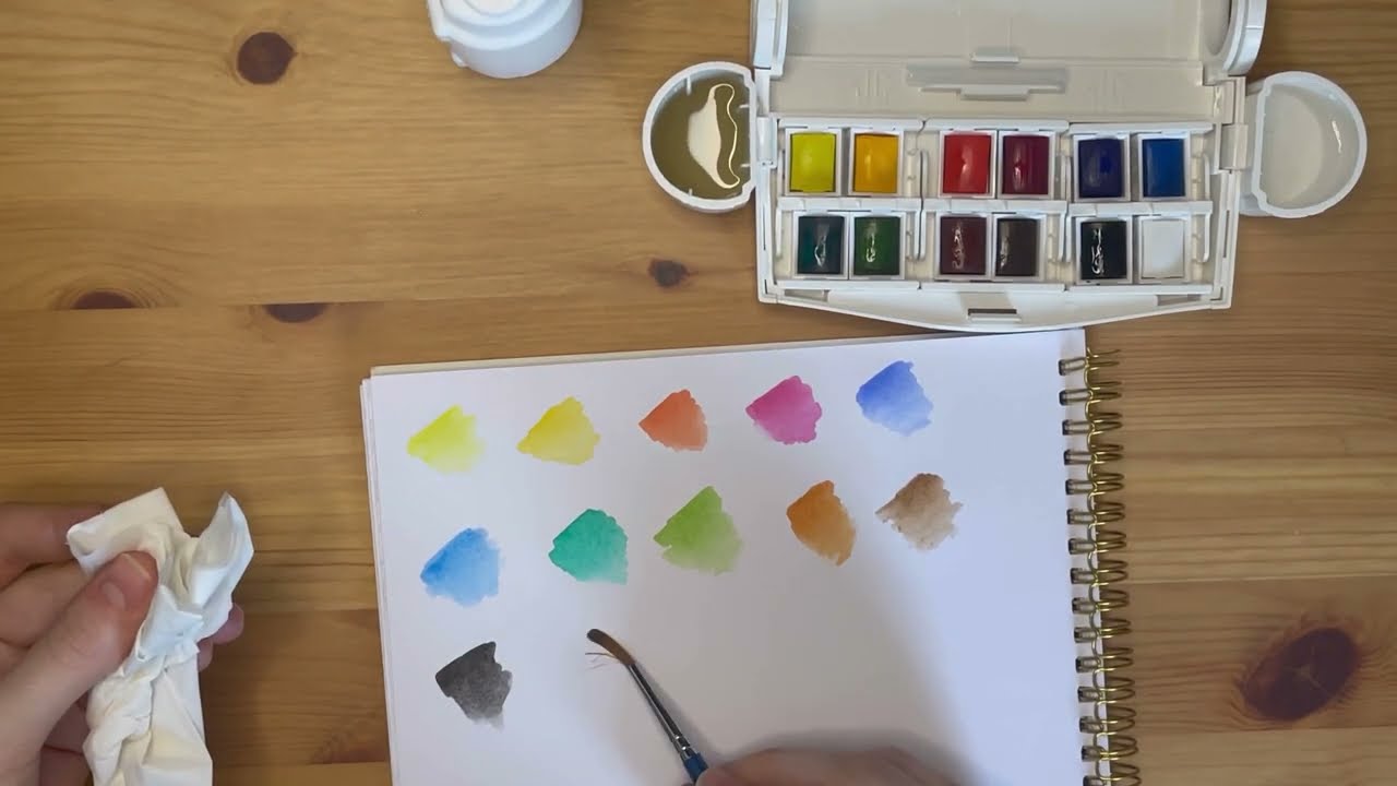 Windsor & Newton Watercolor - Field Travel Set Unboxing