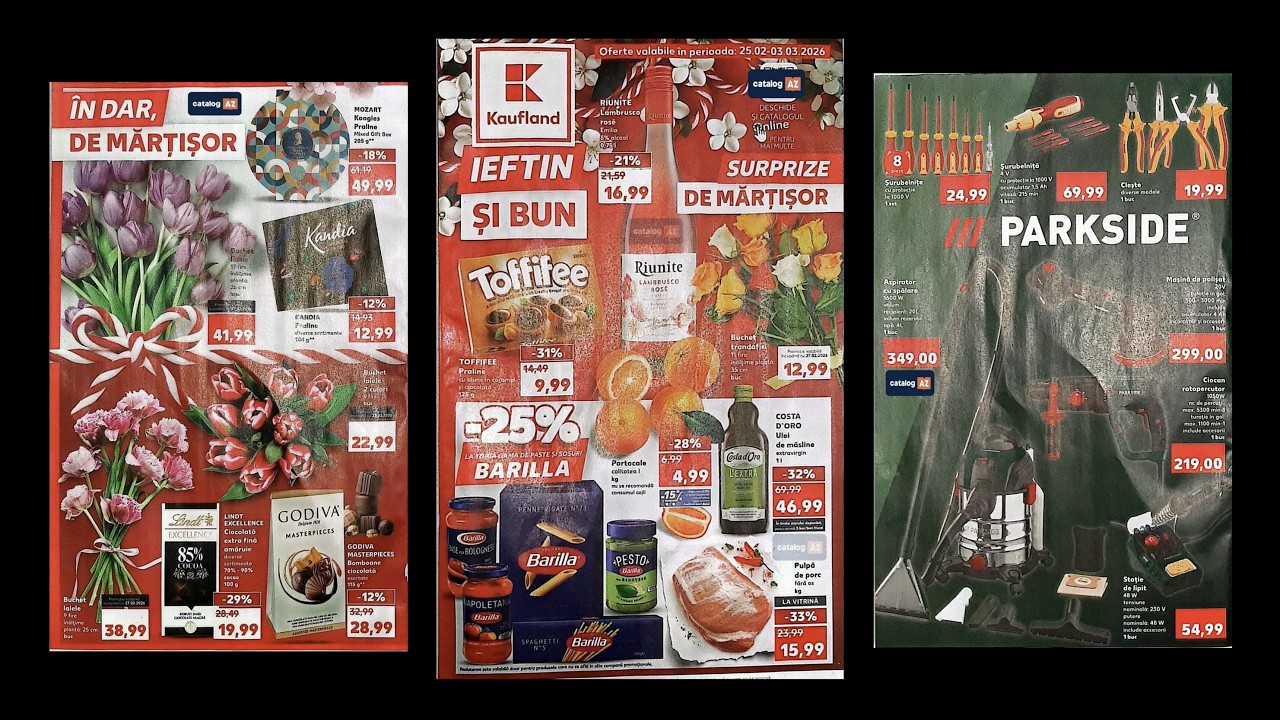 Kaufland Pliant Postal 25 Februarie - 3 Martie 2026
