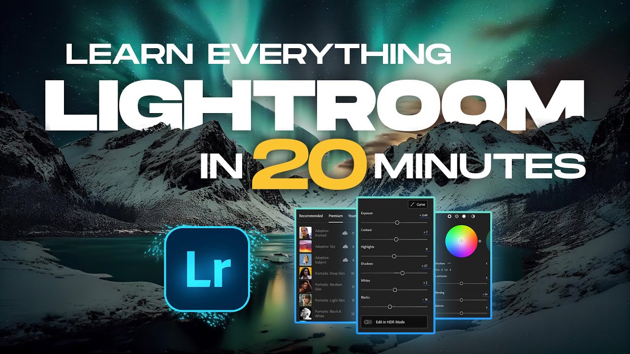 КАЖДЫЙ ИНСТРУМЕНТ объяснён за 20 МИНУТ! Учебник по Adobe Lightroom