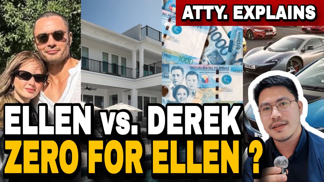 ELLEN ADARNA v. DEREK RAMSAY | PROPERTY REGIME AND PRENUP EXPLAINED | YOUR LAWYER ON THE GO #LAW