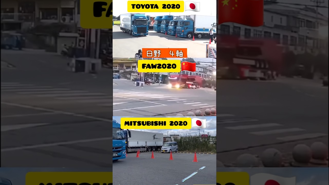Toyota vs Mitsubishi vs FAW &ndash; Ultimate Truck Brake Showdown!