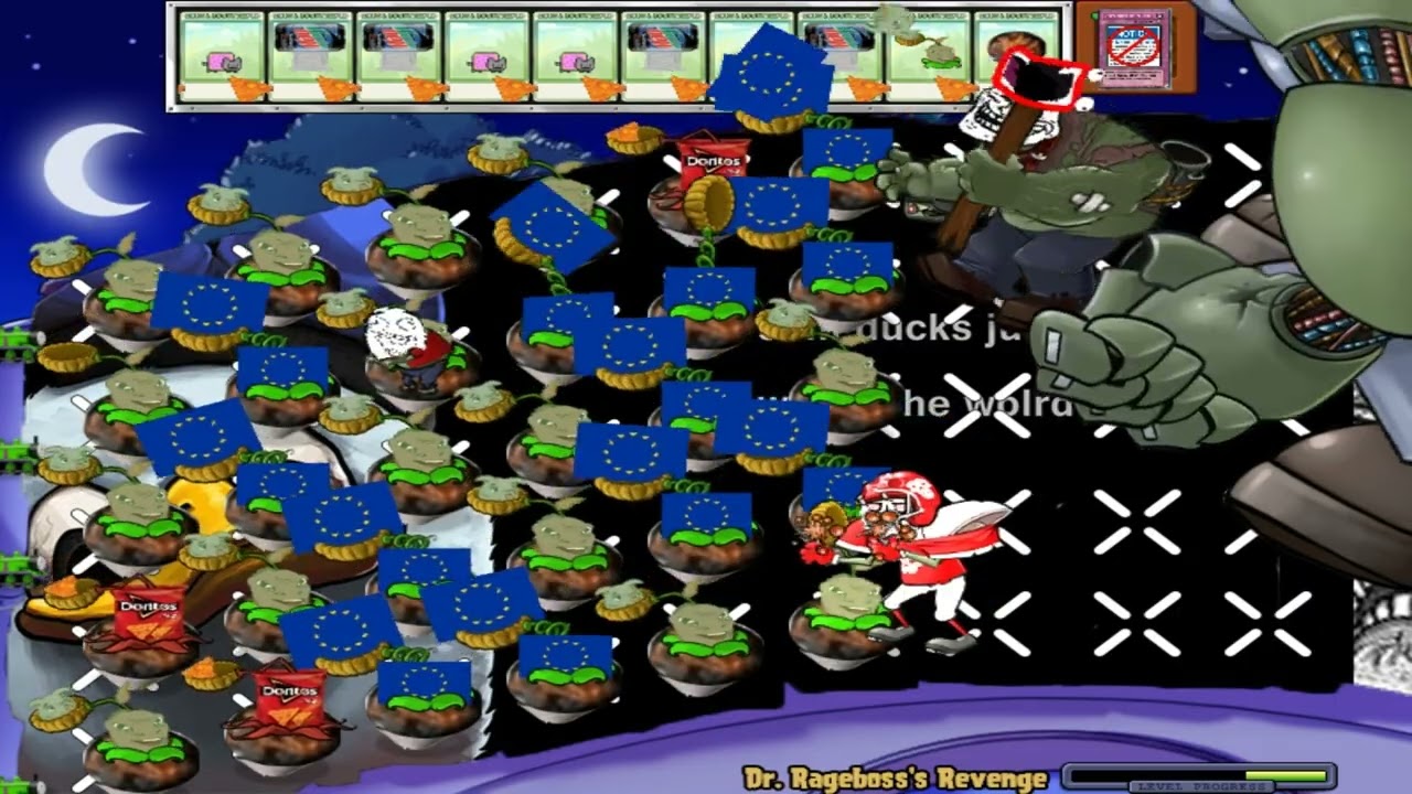 Plants Vs Zombies Mod - Plants Vs Memes // Dr. rageboss’s Revenge - Dr Zomboss Revenge