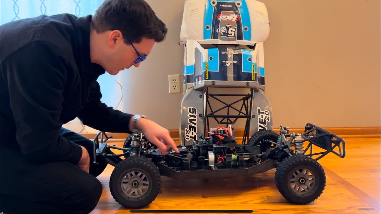 Losi 5T 2.0 electric conversion overview with gearing recommendation | Max5 esc & Castle 2028 on 8s