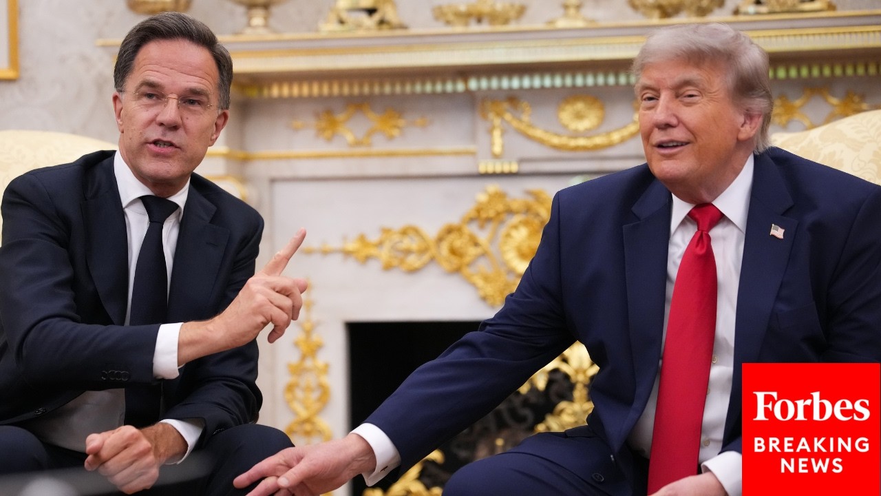 BREAKING: Trump Holds Meeting With NATO Secretary General In The Oval Office, Takes Questions